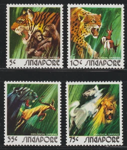 (S44)MALAYSIA SINGAPORE 1973 ANIMALS, ZOO SET 4V MNH. 2017 ISC CAT RM 42 - Picture 1 of 2