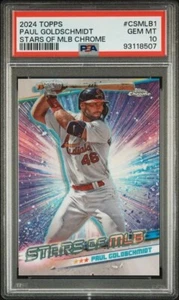 2024 Topps Paul Goldschmidt Stars of the MLB CHROME PSA 10 GEM #CSMLB1 - Picture 1 of 2