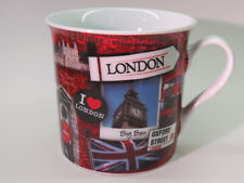 Coffee Cup Tea Mug ~ LONDON, England: Big Ben, Oxford St, Tower Bridge ~ Elgate