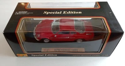Maisto Special Edition vermelho 1971 Alpine Renault 1600S - 1:18 - Imagem 1 de 4