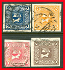 Austria Newspaper Stamps Scott P15b - P18b, Used Complete Set!! A578a