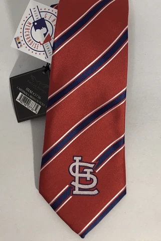 St. Louis Cardinals MLB Baseball Eagles Wings Necktie Mens 3736 Woven Poly 1 Cover