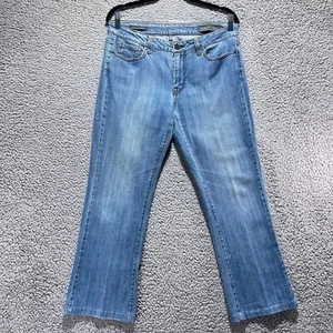 Hillard & Hanson Premium Bootcut Mid Rise Size 8 32x26 Stretch Distressed Jeans - Picture 1 of 11
