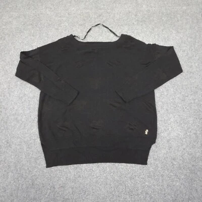 Jersey Juicy Couture para mujer XSMALL negro tejido lana manga larga suéter talla XS Foto 1 de 4