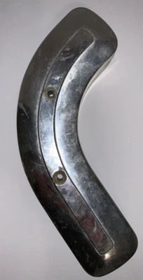 1976 1987 Dodge D150 D250 D350 Passenger Seat Hinge Bracket Cover Chrome 3829890 - Image 1 of 4