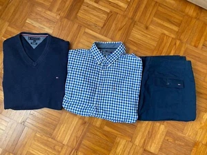 Tommy Hilfiger Hose 36/32, Pullover XXL, Hemd XXL - Bild 1 von 11