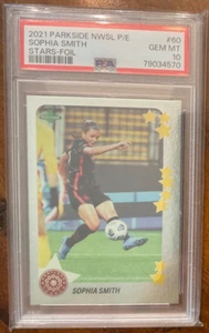2021 Parkside NWSL Volume 2 Stars #60 Sophia Smith Foil RC Rookie Card RC PSA 10 - Picture 1 of 1
