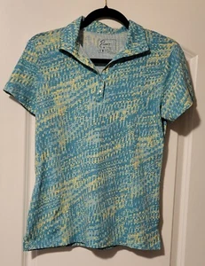 Emerald 18 Polo Shirt Womens Small Short Sleeve - Picture 1 of 3
