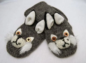 LYNX Mittens tejer FLC FORRADO disfraz ADULTO Minnesota mascota animal HAT SEPARADO - Imagen 1 de 4