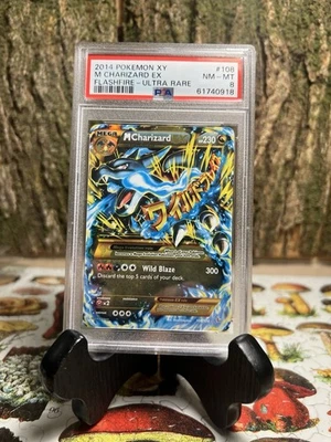 Pokemon XY Flashire M Charizard EX 108/106 Secret Rare 2014 PSA 8 - Image 1 of 2