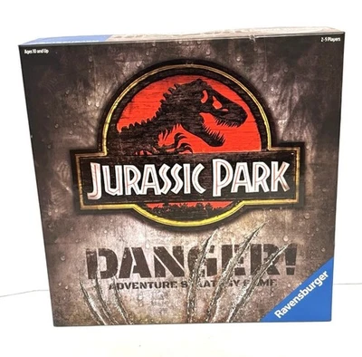 Ravensburger Jurassic Park Danger Adventure Strategy Board Game 2018 COMPLETE - Image 1 of 4