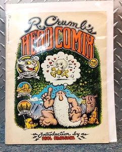 R. CRUMB'S HEAD COMIX VF- 7.5 VIKING PRESS 1968 ROBERT CRUMB STORIES AND ART - Picture 1 of 7