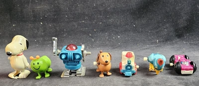 Lote de 7 brinquedos de plástico vintage - Imagem 1 de 4