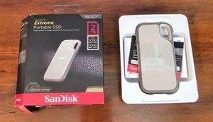 Sandisk Extreme Portable SSD 2TB (SDSSDE51-2T00) **NEW** - Afbeelding 1 van 5