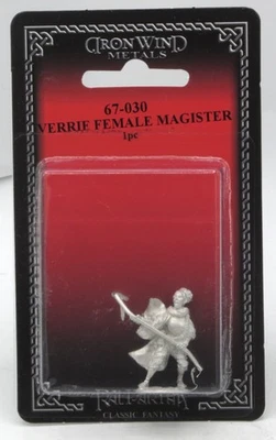Ral Partha 67-030 Verrik Female Magister (Arcana Unearthed) Sorcerer Wizard Mage - Image 1 of 2