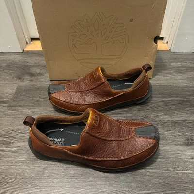 Zapatos sin cordones Timberland Smart Comfort para hombre 11 M cuero marrón informales bonita caja Foto 1 de 4