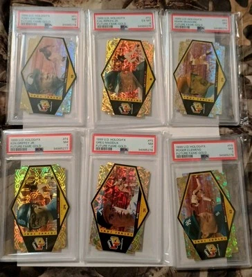 UD HOLOGrFX 1999 Fame Gold conjunto raro con K. Juego Griffey Jr Solo Clasificado PSA en eBay  Foto 1 de 4