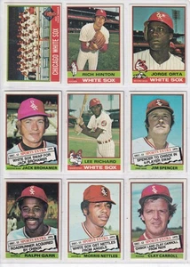 1976 Topps Chicago White Sox Baseball Team Set (29 Cards) - Picture 1 of 4