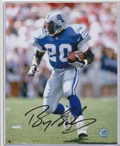 Foto autógrafo de Barry Sanders #20 8x10 con *certificado de autenticidad Schwartz* firmada por Detroit Lions - Imagen 1 de 4
