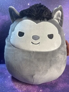 Squishmallows NOLAND 12 Zoll Stofftier Plüschtier grauer Werwolf Halloween mit Etikett - Bild 1 von 16