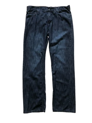 Pantalones de mezclilla Alfani Jeans para hombre azul lavado oscuro pierna recta talla 36 x 32 Foto 1 de 4