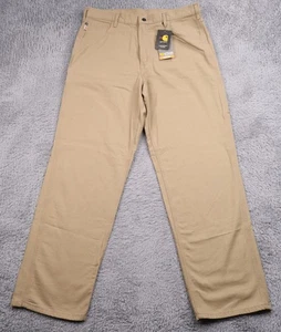 Carhartt Hose FR Midweight Canvas Jeans Herren 38x34 Khaki Cat 2 Neu - Bild 1 von 19