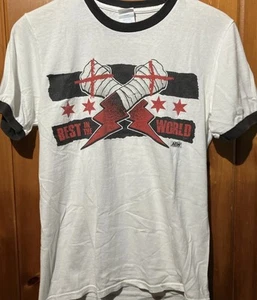 Rare CM Punk Port & Company Shirt Mens Small AEW Wrestling “Best in the World” - Picture 1 of 6