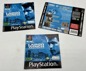 Anleitung + Hüllen für Spiel LARGO WINCH Commando SAR - Playstation PS1 - 2002 - Bild 1 von 1