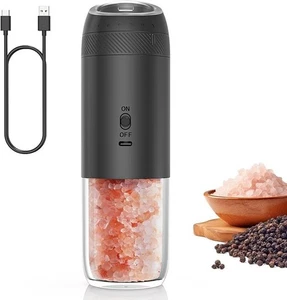 Juegos de molinillos automáticos de sal y pimienta con luz LED - Imagen 1 de 8