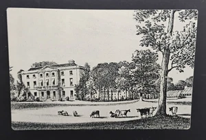 Ilustración reproducida de Adlington Hall, casi de pie en tarjeta - Imagen 1 de 2