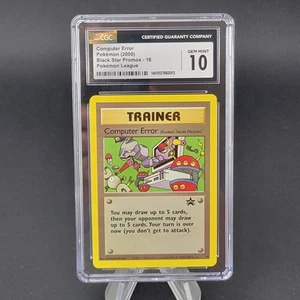 2000 Pokemon League Computer Error Black Star Promo BSP #16 PSA 10 PP - Picture 1 of 2