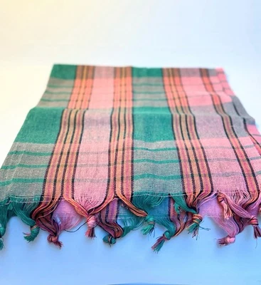 Ponpon Bolero Turco Peshtemal 100% Algodón Hammam Playa Toalla Auténtica VENDEDOR DE EE. UU. Foto 1 de 4