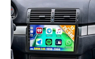 BMW E46 Android Autoradio 2gb/64gb 8 Core Enbaukit Plug&Play Carplay/AndroidAuto - Bild 1 von 4