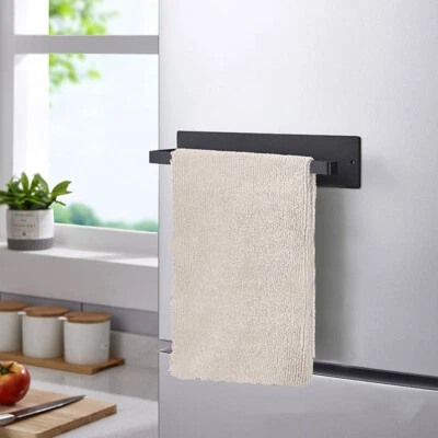 Wall-Mounted Magnetic Refrigerator Paper Fridge Magnet Paper Holder Towel Rack - Image 1 of 4