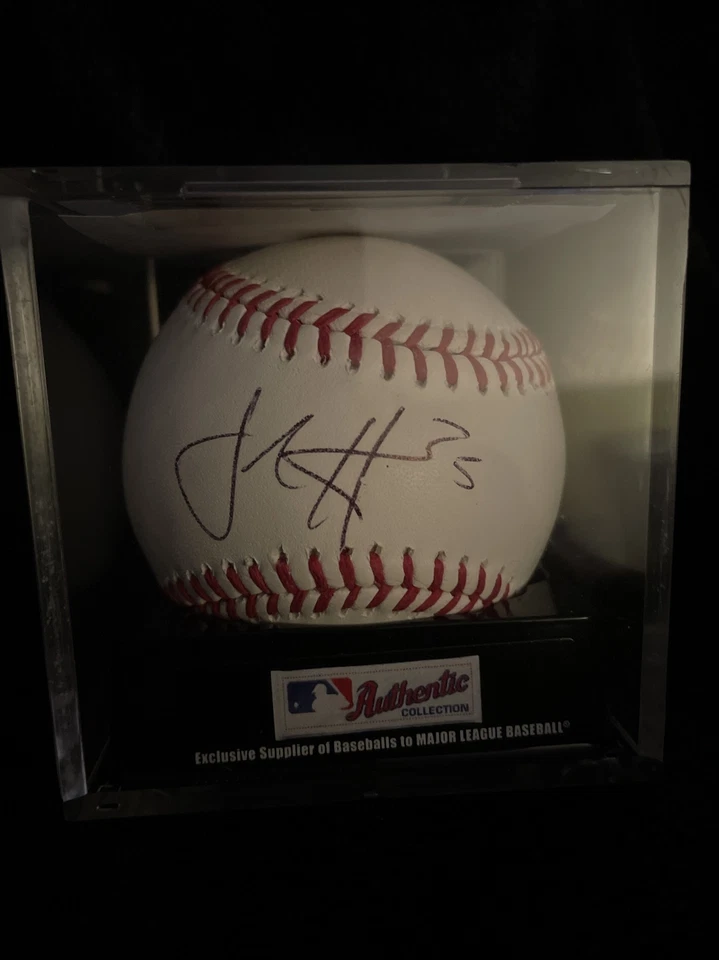 Josh Harrison Pittsburgh Pirates signed baseball / Case Included / Jay Hay - Image 1 of 4