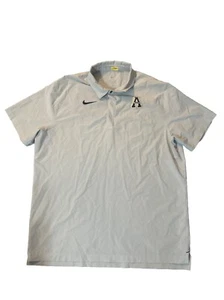 App State Team Issued Nike Weatherproof Button Up Short Sleeve Polo Dri-Fit XXL - Picture 1 of 3