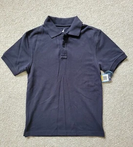 New Nautica boys navy Polo Medium 10/12 - Picture 1 of 3