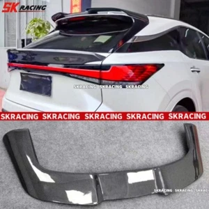 Carbon Fiber Rear Roof Spoiler Wing Lip Cover Trim Fit For Lexus RX350 RX450 23+ - Picture 1 of 7