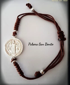 PULSERA SAN BENITO PLATA BENEDICTI SILVER SAN BENITO PROTEC, SAN BENITO PLATA - Picture 1 of 4