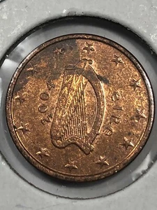 2004 Ireland One Euro Cent Foreign Coin #0847 - Picture 1 of 2