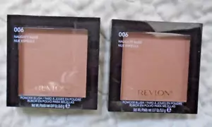 2 pack Revlon Powder Blush 006 - Naughty Nude .17 oz ea. - Picture 1 of 2