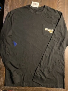 Missouri Tigers Black Tee Long Sleeve Shirt Men's Size L New - Picture 1 of 3