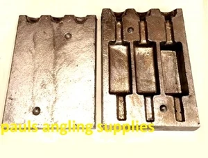 Fishing Swim Feeder Weight Lead Mould Single Lead Dead Cow 1.5 2 & 2.5oz - Picture 1 of 1