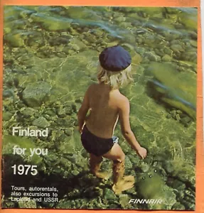 Finland for you 1975 16 Pages Tourist Booklet - Imagen 1 de 2