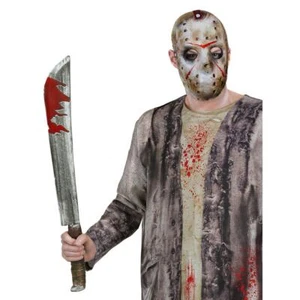 Smiffys - Friday The 13th Jason Voorhees Machete & Mask Kit - Adult - Picture 1 of 2