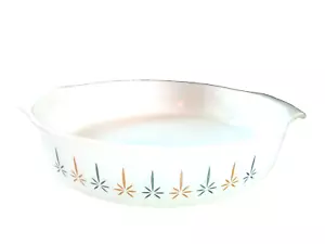 Cazuela redonda vintage Fire-King 9" Candle Glow 429 para hornear - Imagen 1 de 7