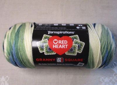 Red Heart - All In One Granny Square, Aran-Lilypad (multicolor), 8.8 oz, 417 yds - Image 1 of 4