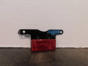 Genuine OEM Harley Davidson License plate Reflector with Bracket - Picture 1 of 2