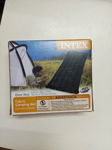Intex Fabric Camping Mattress with built in Pillow  72.5" x 26.5" x 6.75"   - Picture 1 of 3