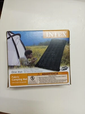 Intex Fabric Camping Mattress with built in Pillow  72.5" x 26.5" x 6.75"   - Image 1 of 3